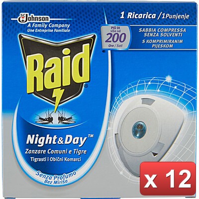 ⬆️raid raid night&day zanzare 1 ricarica  INPROMO
