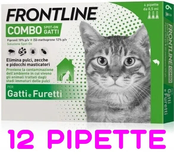 FRONTLINE COMBO GATTO **12 PIPETTE ****