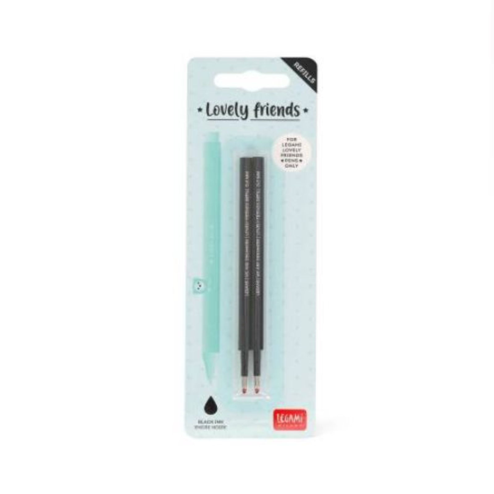 REFILL A SFERA - PUNTA 0,5 MM - NERO - LEGAMI - CONF. 2 PEZZI