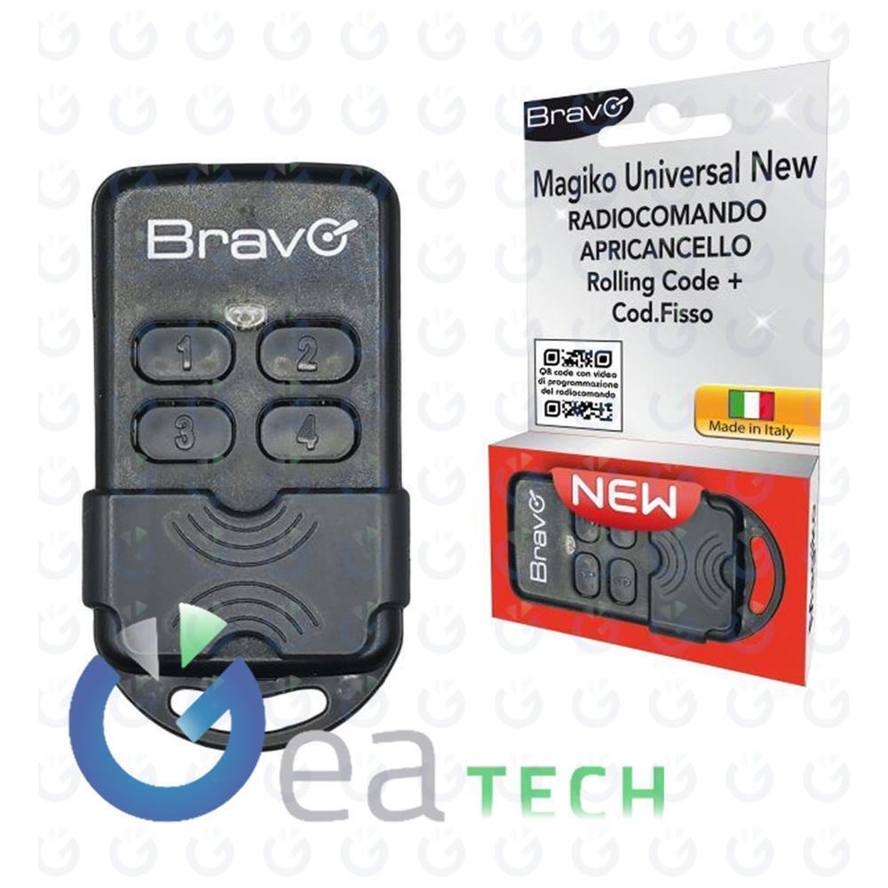 BRAVO MAGIKO NEW TELECOMANDO UNIVERSALE PROGRAMMABILE RADIOCOMANDO ROLLING CODE