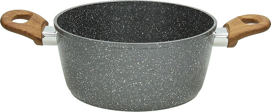 Tognana Casseruola Antiaderente Induzione in Alluminio 20 cm 2 Manici Stone&Wood