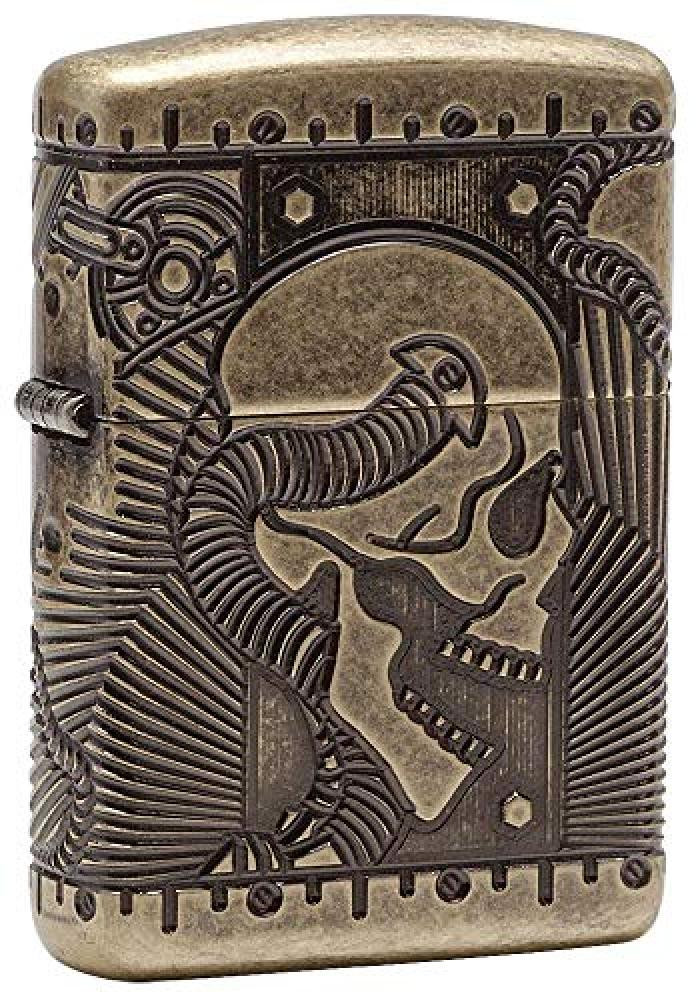 (TG. Taglia unica) Zippo Lighter, Gold, One Size - NUOVO
