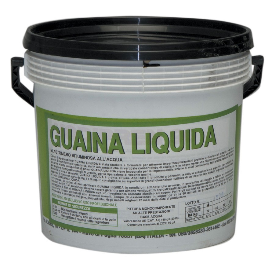 53310 GUAINA LIQUIDA BITUMINOSA NERA KG.18
