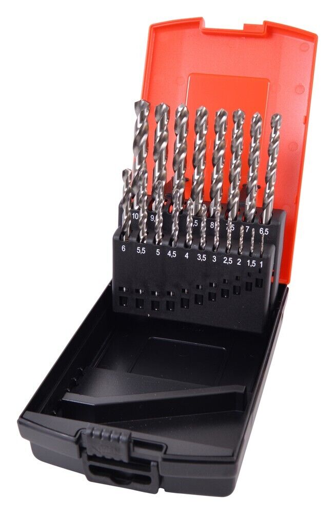Set 19 punte per metallo in HSS Ø1-10mm Makita P-73673
