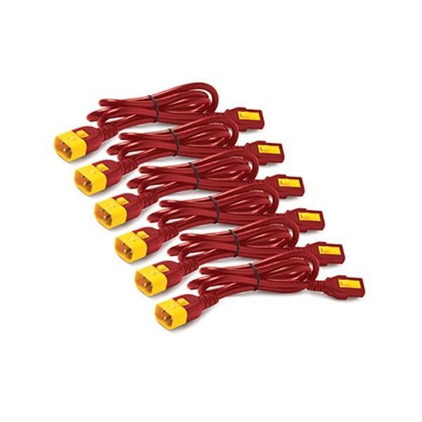 APC AP8702S-WWX340 cavo di alimentazione Rosso 0,61 m Accoppiatore C13 Accoppiat