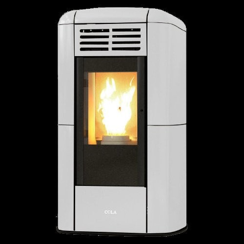 Cola Stufe Stufa CHARME Bianca LA13WR0Y colore Bianco, rivestimento in maiolica,