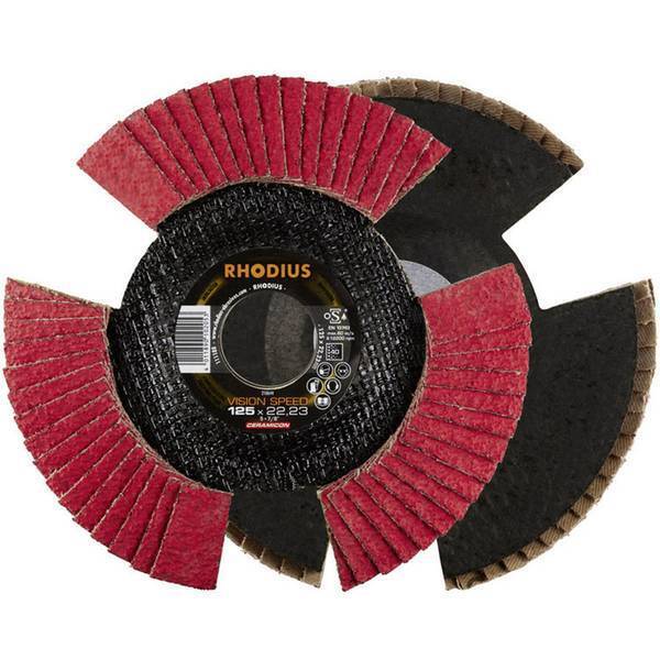 RHODIUS 210644 VISION SPEED DISCO CON FALDE DIAMETRO 125 MM FORO 22.23
