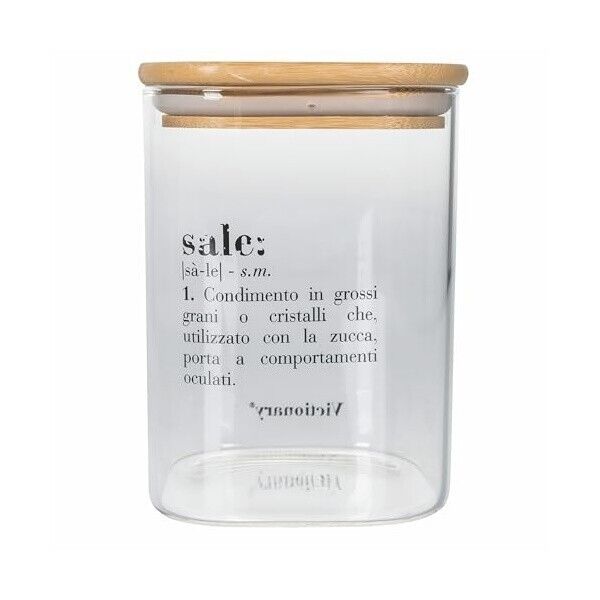 Villa d'Este - Victionary Barattolo Sale vetro/bambu 1l
