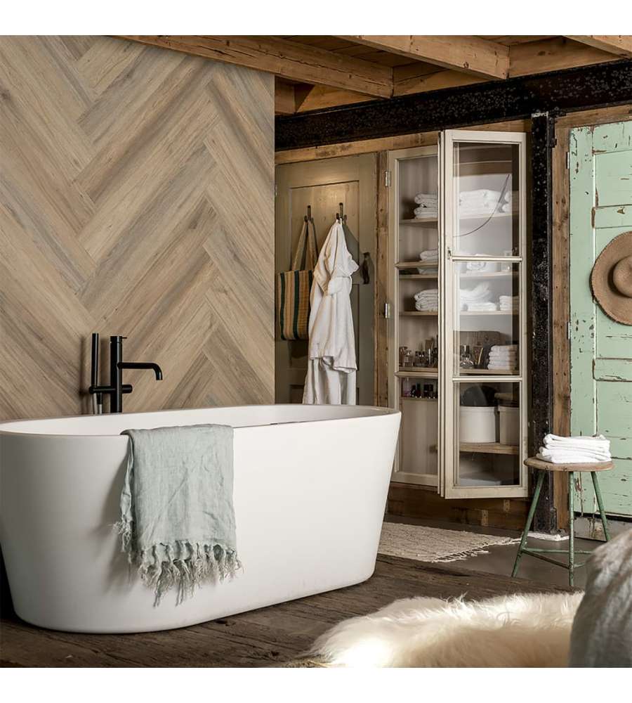 WallArt Pannelli Effetto Legno Rovere Naturale Marrone Latte