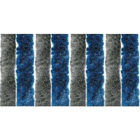 TENDINA IN CINIGLIA ACAPULCO BRUNNER MISURA  56X185 CM COLORE GRIGIO/BLU