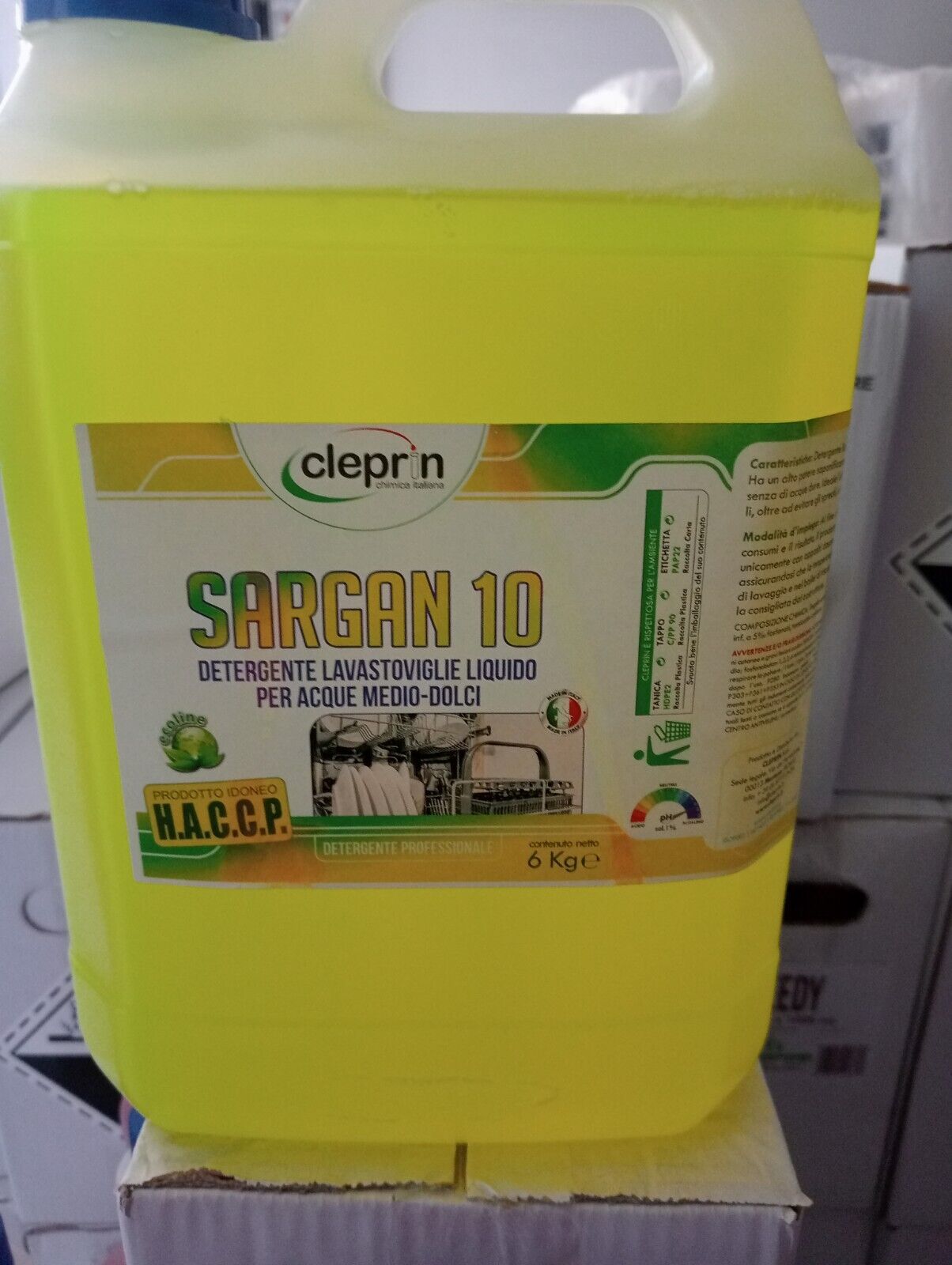 Detersivo Lavastoviglie da 6kg Detergente Professionale