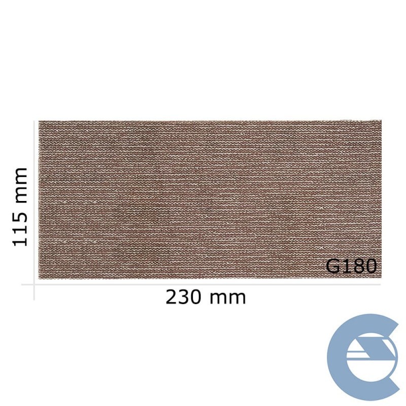 Mirka Abranet 115x230 mm P180 5018 Foglio abrasivo grana media rimuovi vernice