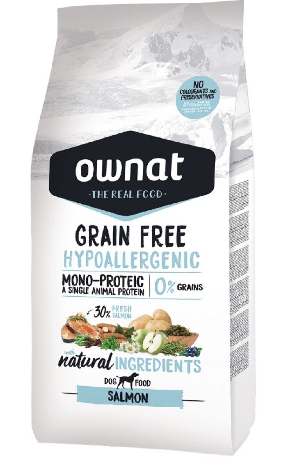 Ownat Grain Free Hypoallergenic Dog Salmon 12 kg