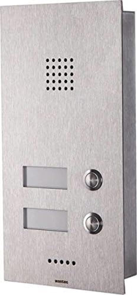 WANTEC Monolith C a/b 2T Door Intercom with 2 Buttons