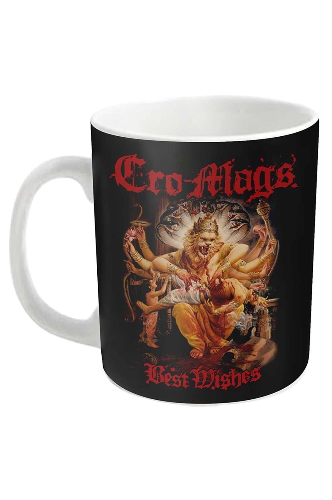 Cro-Mags Mug Best Wishes Band Logo Official White Boxed One Size