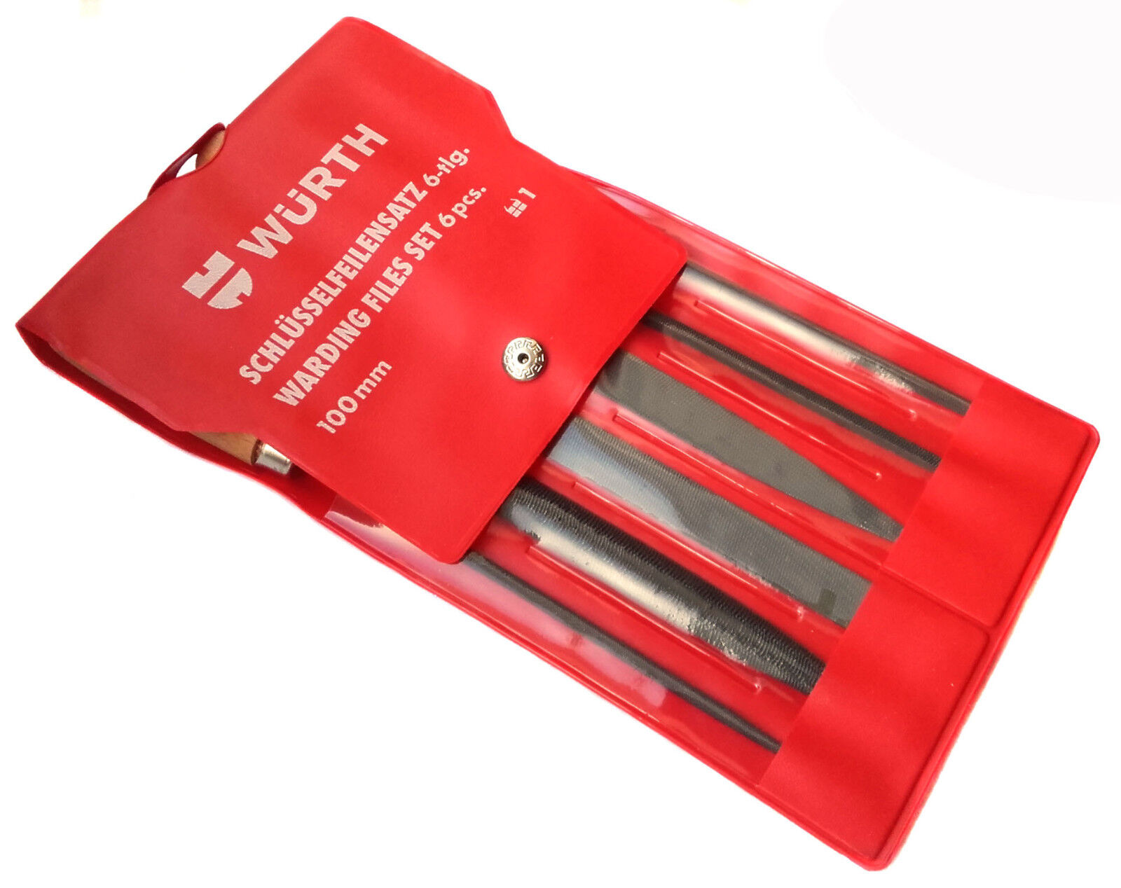 Wurth 07146174 Chiave File Set 6pcs Interdizione Manico IN Legno