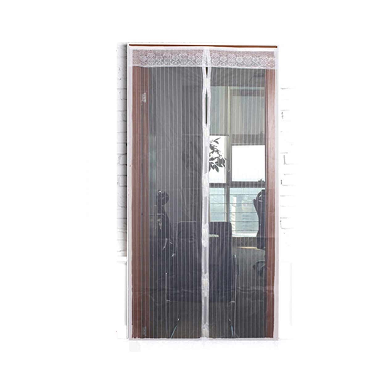Tenda Zanzariera Magnetica Bianca Per Porta Finestra Con Adesivo In Velcro Misur