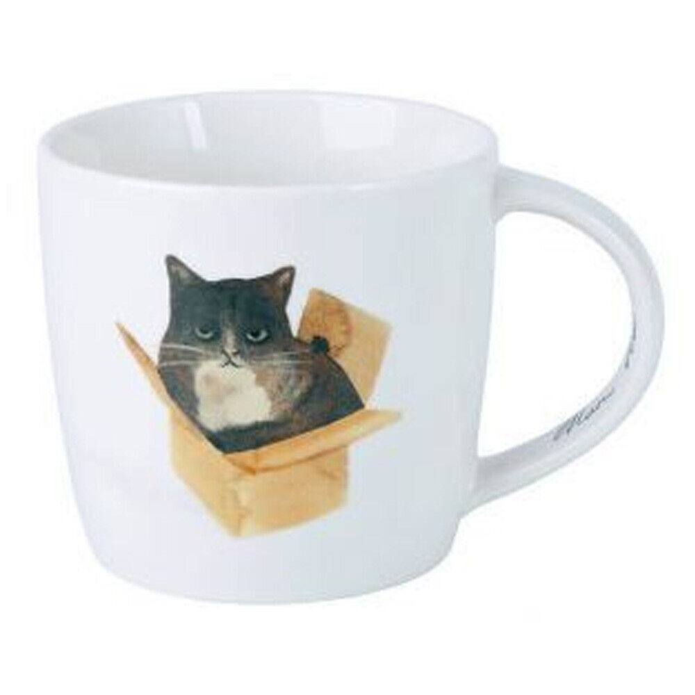 TAZZA MUG FELINE FRIENDS CAT IN A BOX 400ML MAXWELL WILLIAMS