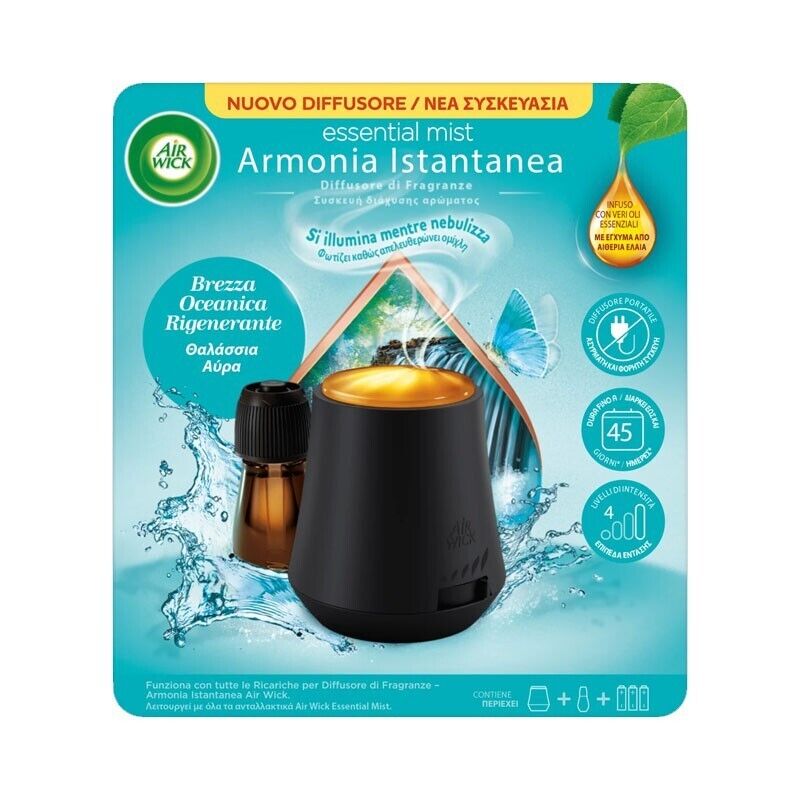 AIR WICK Diffusore di fragranze ARMONIA ISTANTANEA Brezza oceanica 20ml