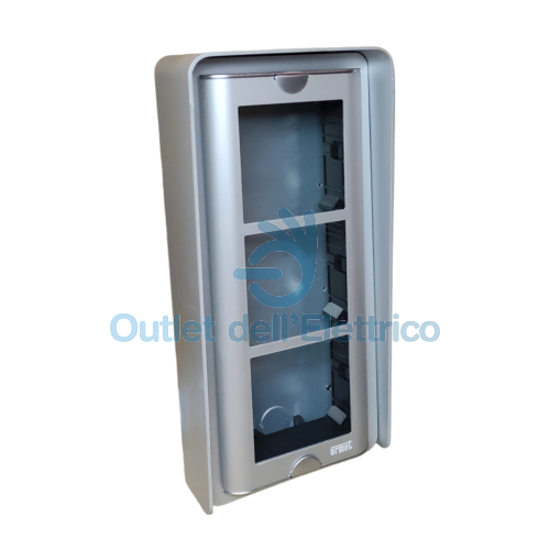 URMET 1145/313 CUSTODIA ESTERNA CON VISIERA PARAPIOGGIA 3 MODULI TASTIERA SINTHE