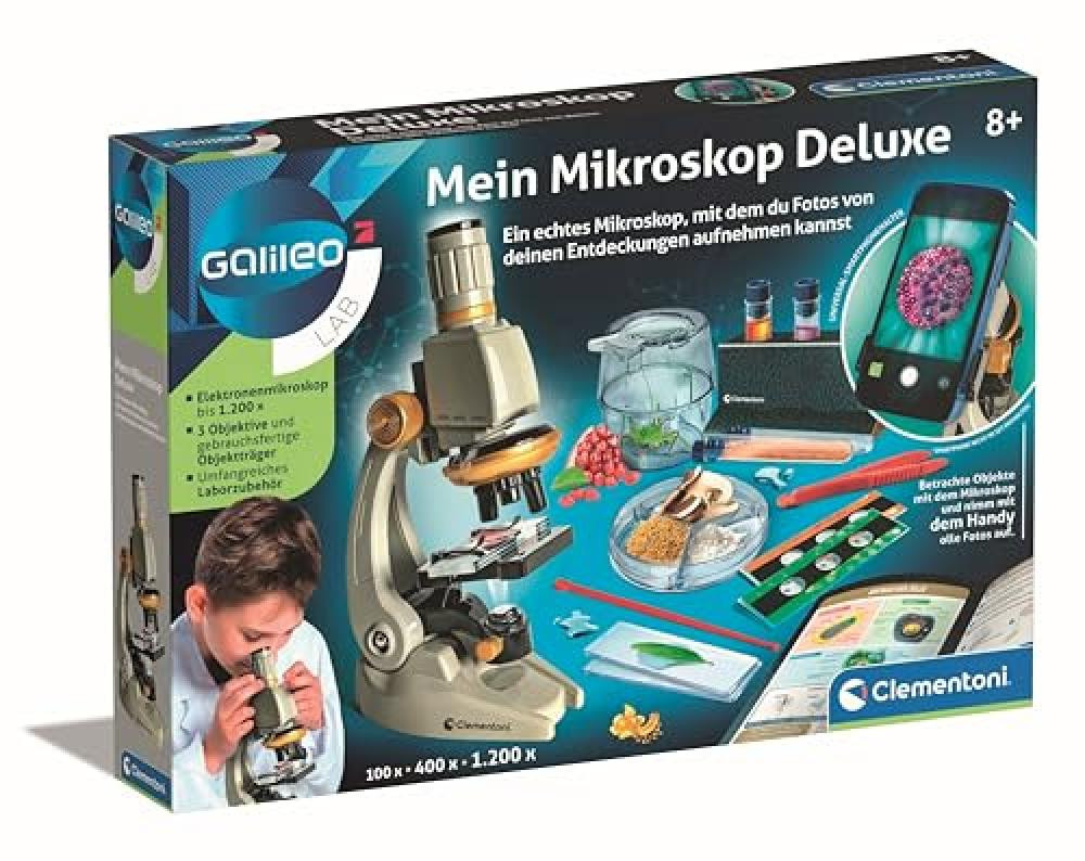 Clemen Mein Mikroskop Deluxe 59349 - NUOVO