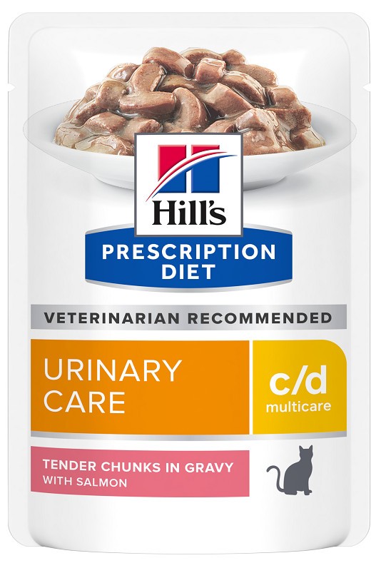 Hill's Prescription Diet C/D Multicare Urinary Care per Gatto con Salmone da 85g