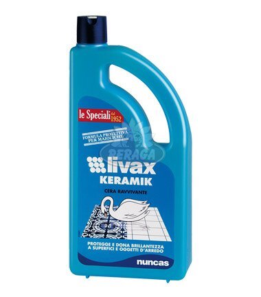 CERA RAVVIVANTE PER CERAMICA KERAMIK LIVAX 1 LT NUNCAS