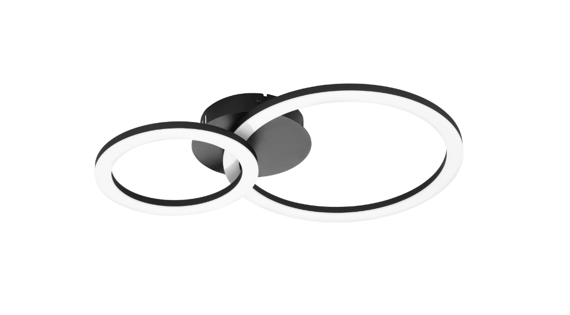Plafoniera led Eglo Parrapos-Z 15W 3000-6500K nero - 900322