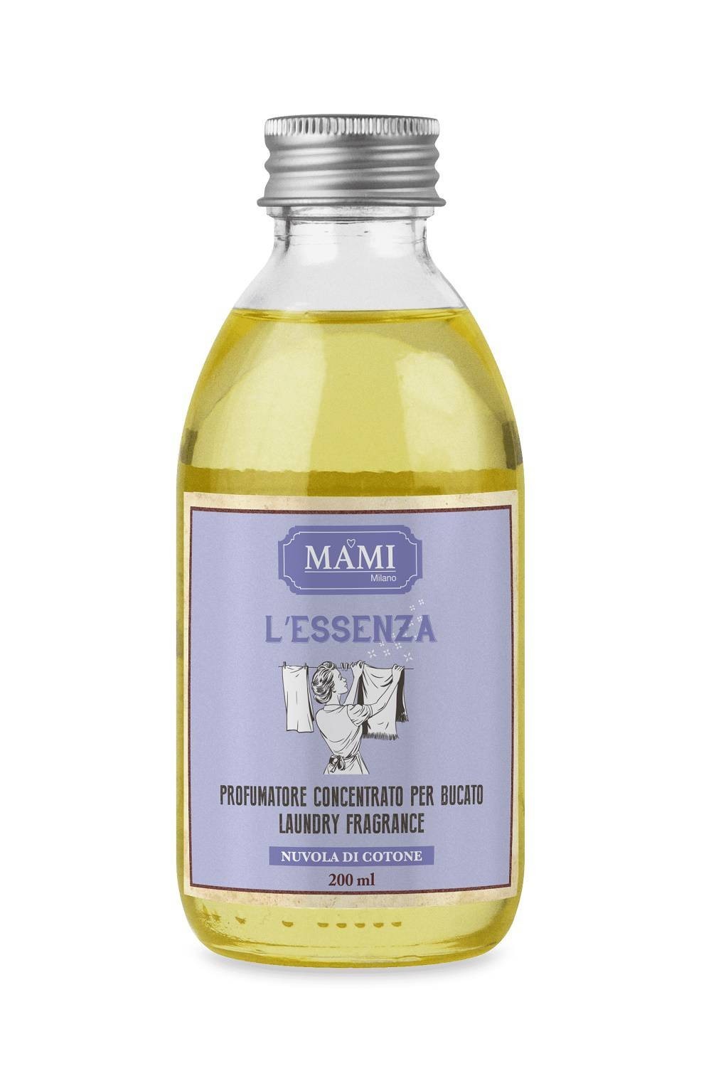 Mami Milano, nuvole di cotone 200 ml essenza per bucato delicata