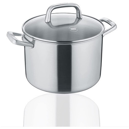 BERNDES CASSERUOLA con COPERCHIO Tricion Resist 24cm Acciaio Inox A00B192052