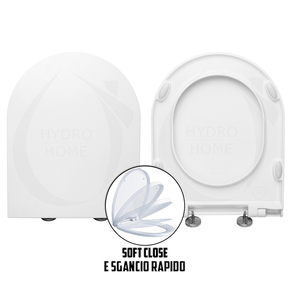 Copriwater Slim Pro Eco Laufen termoindurente bianco Soft Close Sgancio Rapido