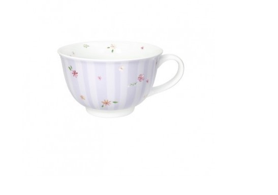 Tazza colazione in porcellana lilla collezione Polline | BRANDANI
