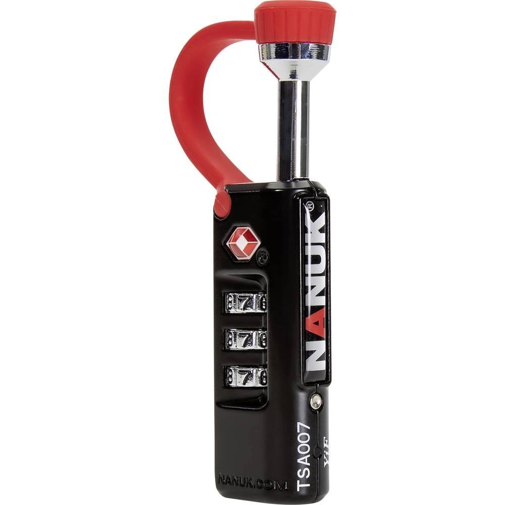 NANUK 900-TSA LOCK NANUK Lucchetto TSA Nero/Rosso Serratura a combinazione