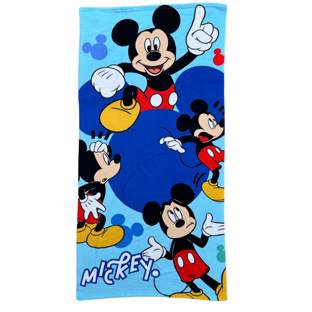 TELO MARE TOPOLINO DISNEY ASCIUGAMANO BAMBINI MICROFIBRA CM 140X70 - MIC24-3615