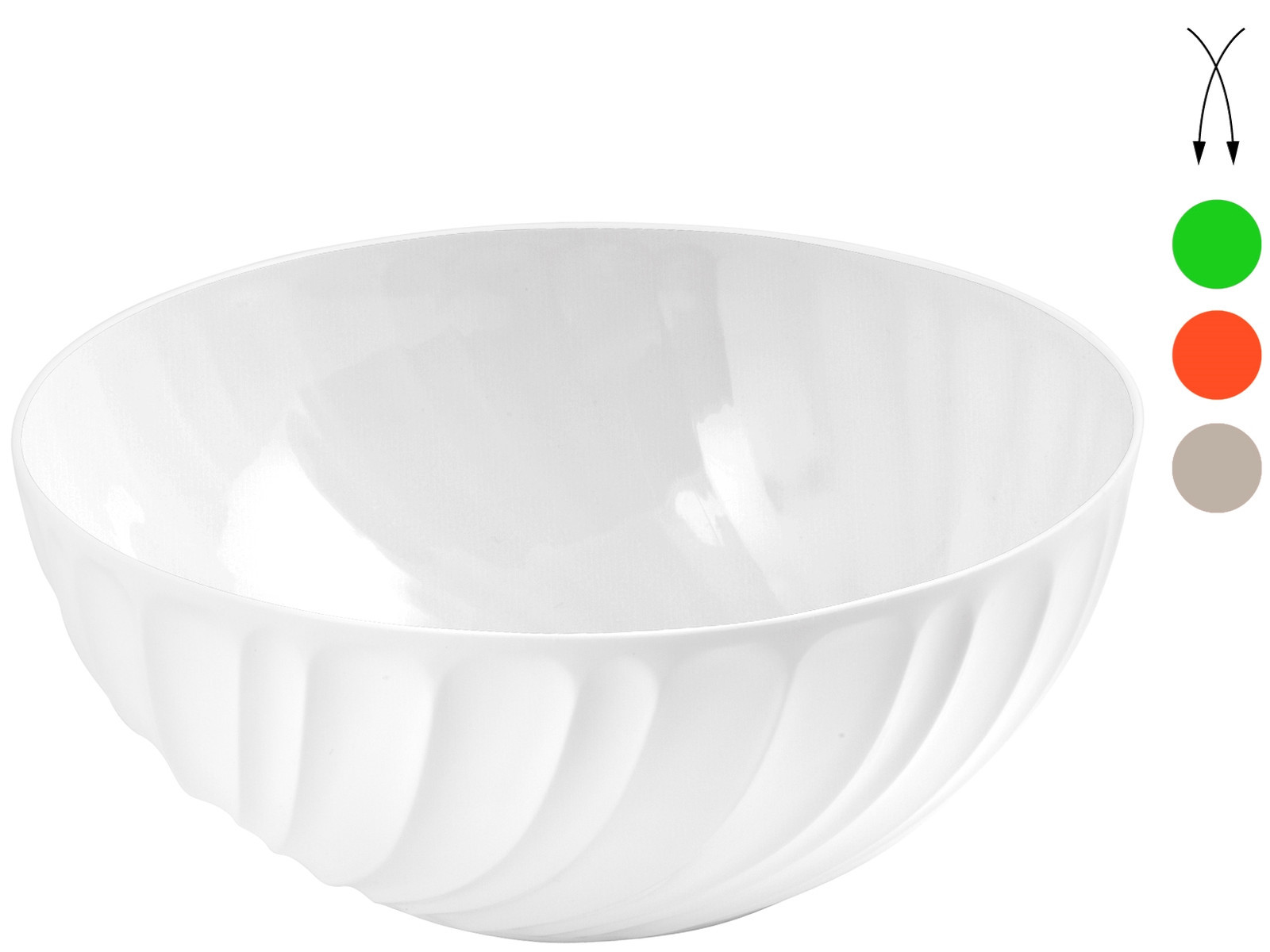 Insalatiera In Plastica Cm30 Assortiti