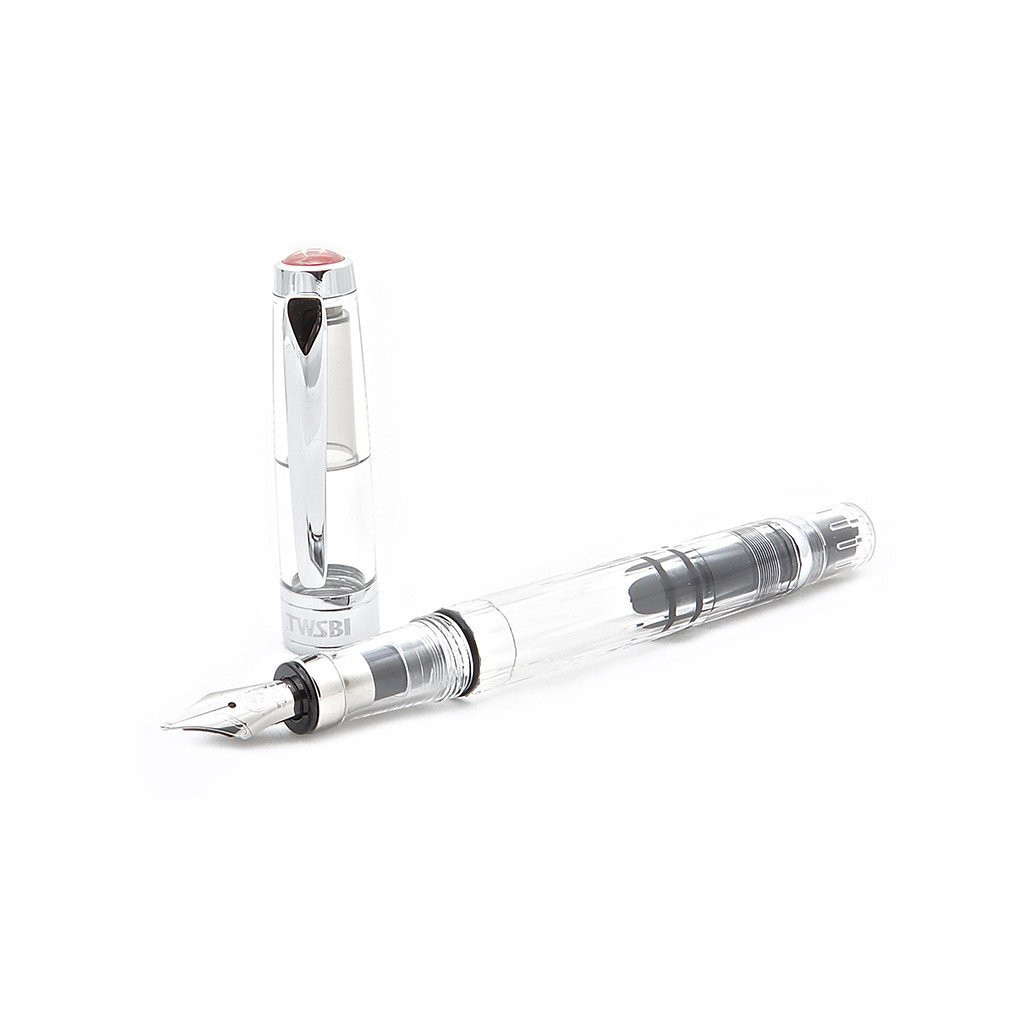 TWSBI Diamond 580 Clear,Pennino F,Penna (Z2V)