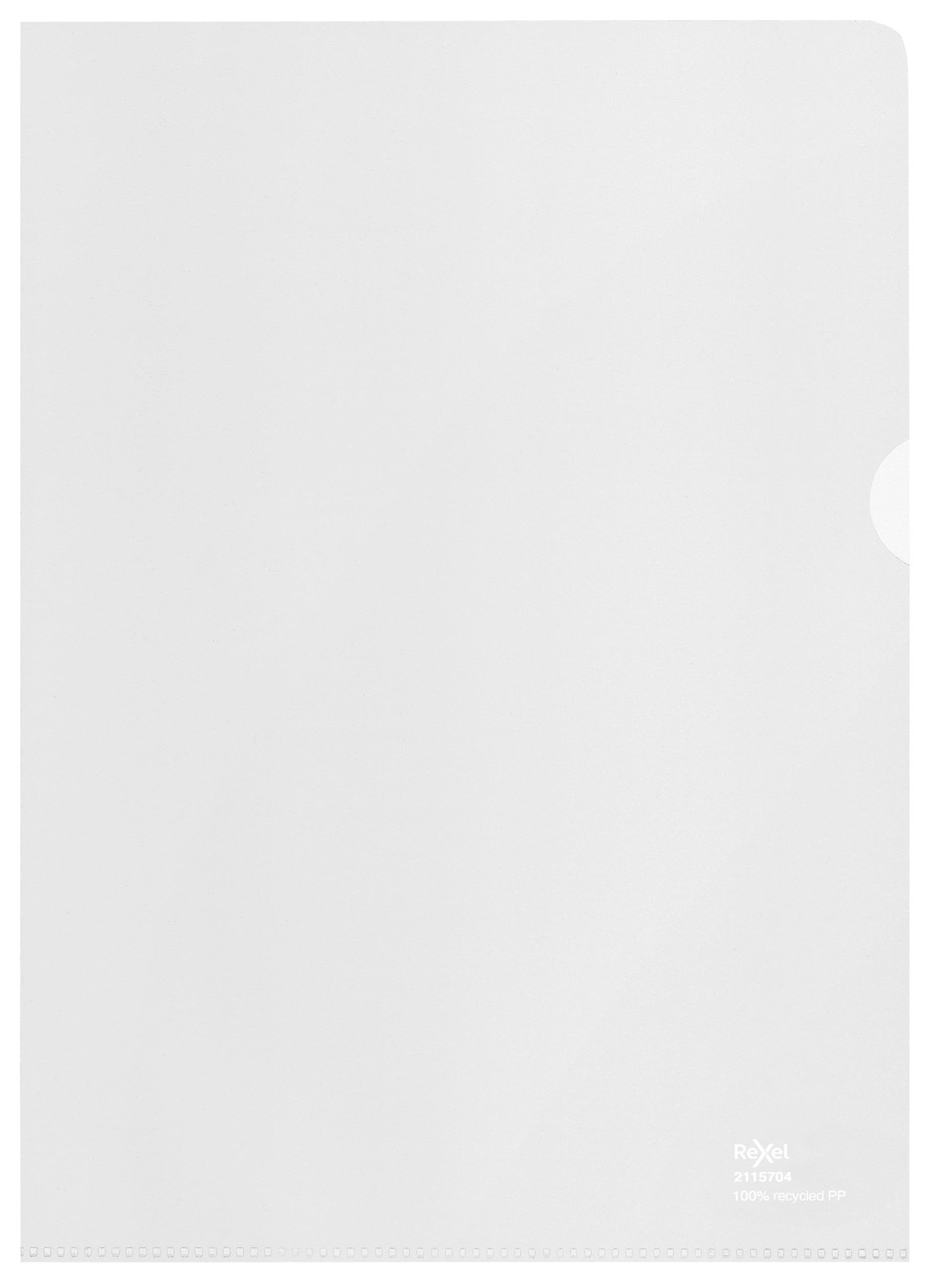 Rexel Recycle A4 Folders, Embossed Extra Strong PP, 100 Micron, Pack of 100, 211