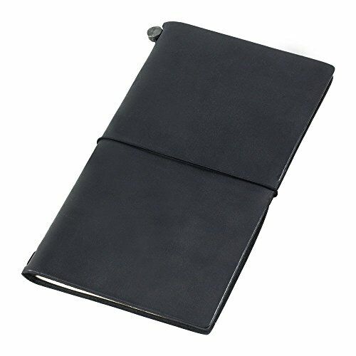 Midori Traveler's Notebook - Regolare Misura Nero 13714006 Nuovo Dal Giappone
