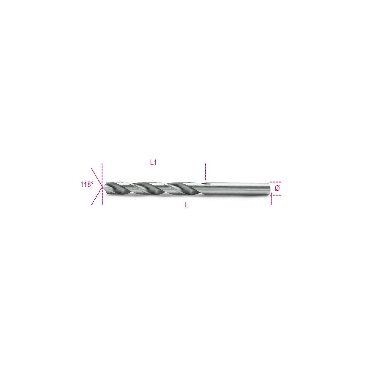 PUNTE RETTIFICATE LUCIDE HSS ART.412 MIS. 9,00