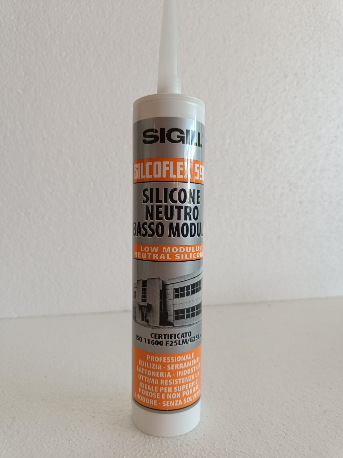 SIGILL SILICONE NEUTRO SIGILLANTE BASSO MODULO UNIVERSALE VERDE MUSCHIO ML 300
