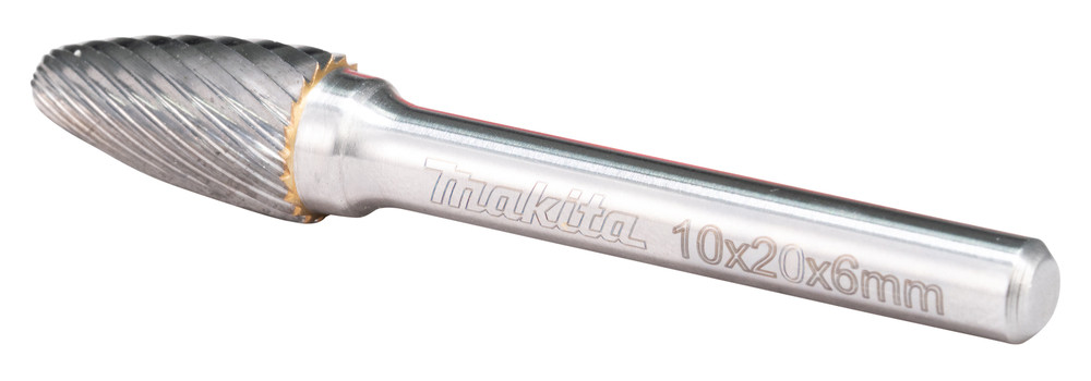 Makita B-52772 Fresa Arco Tondo 10x20 mm Ø6 mm (3/8x3/4" Ø1/2") Dente Singolo