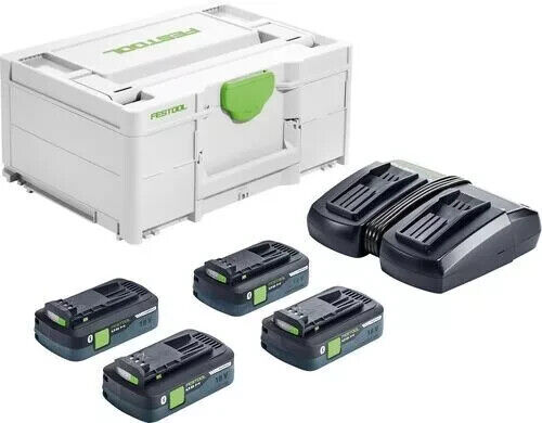 Festool Energie-Set SYS 18V 4x4,0/TCL 6 DUO 577104 Neu
