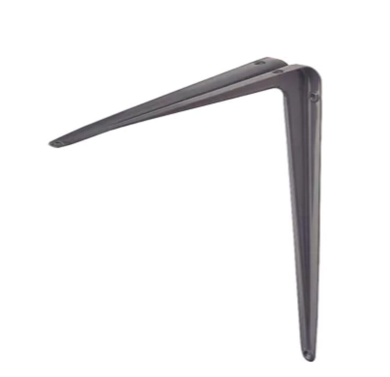 FISCHER - COPPIA REGGIMENSOLE NERVATE PER ARREDO CASA 200x250MM - COLORE GRIGIO