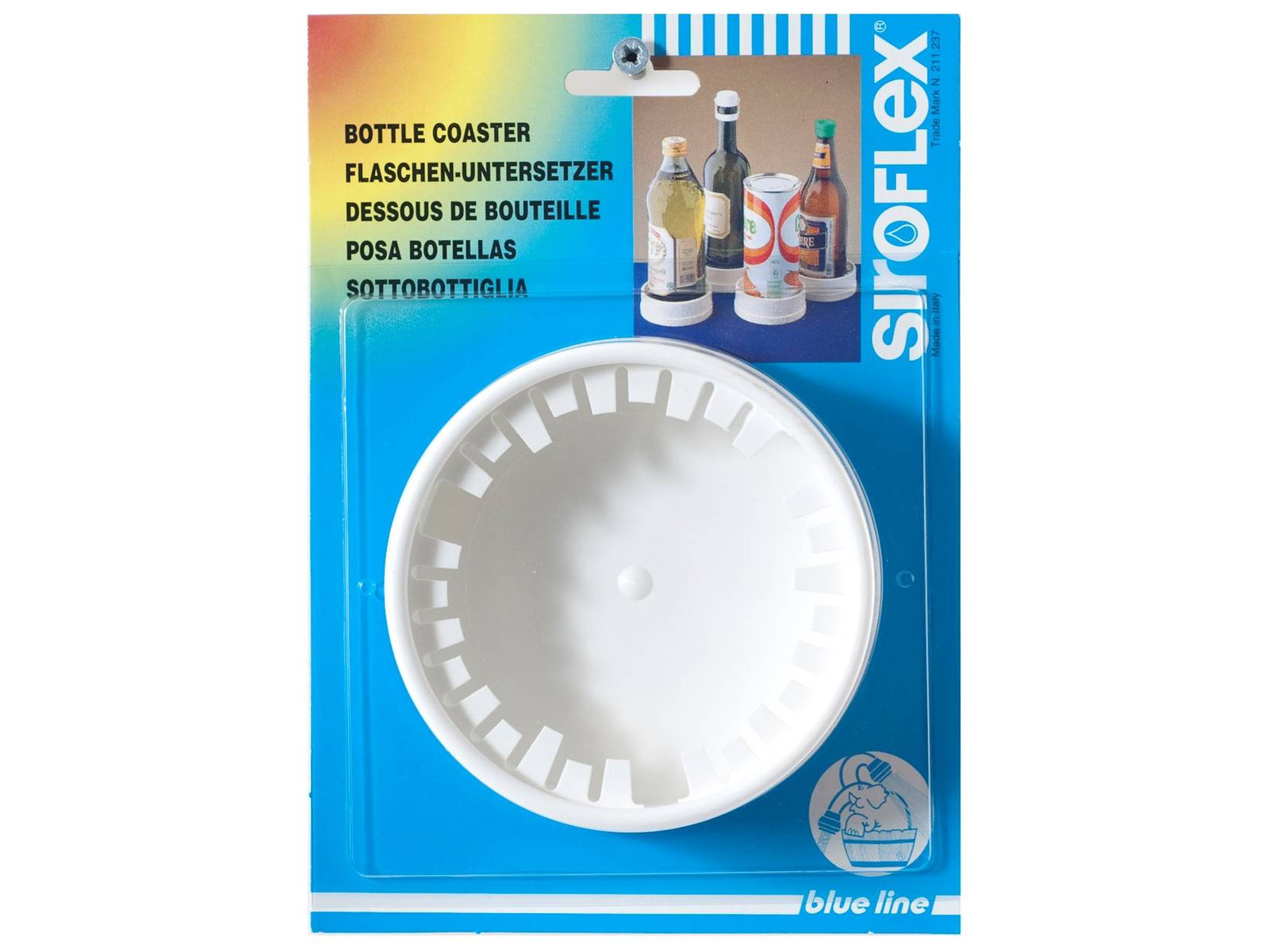 Salvagocce in plastica bianco blister