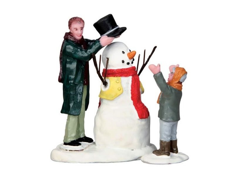 LEMAX FARE IL PUPAZZO DI NEVE - SHARP DRESSED SNOWMAN, SET OF 2 COD 52352