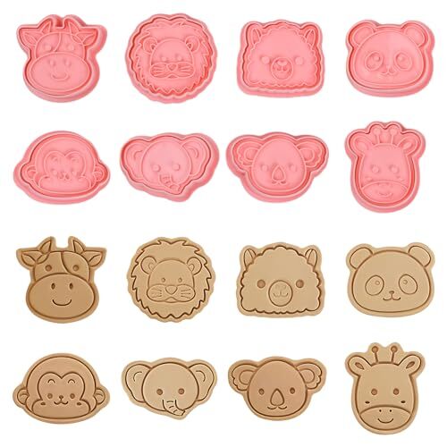 Volumoon 8 Pezzi Formine per Biscotti, Formine Biscotti Animali, Biscotti (l0K)