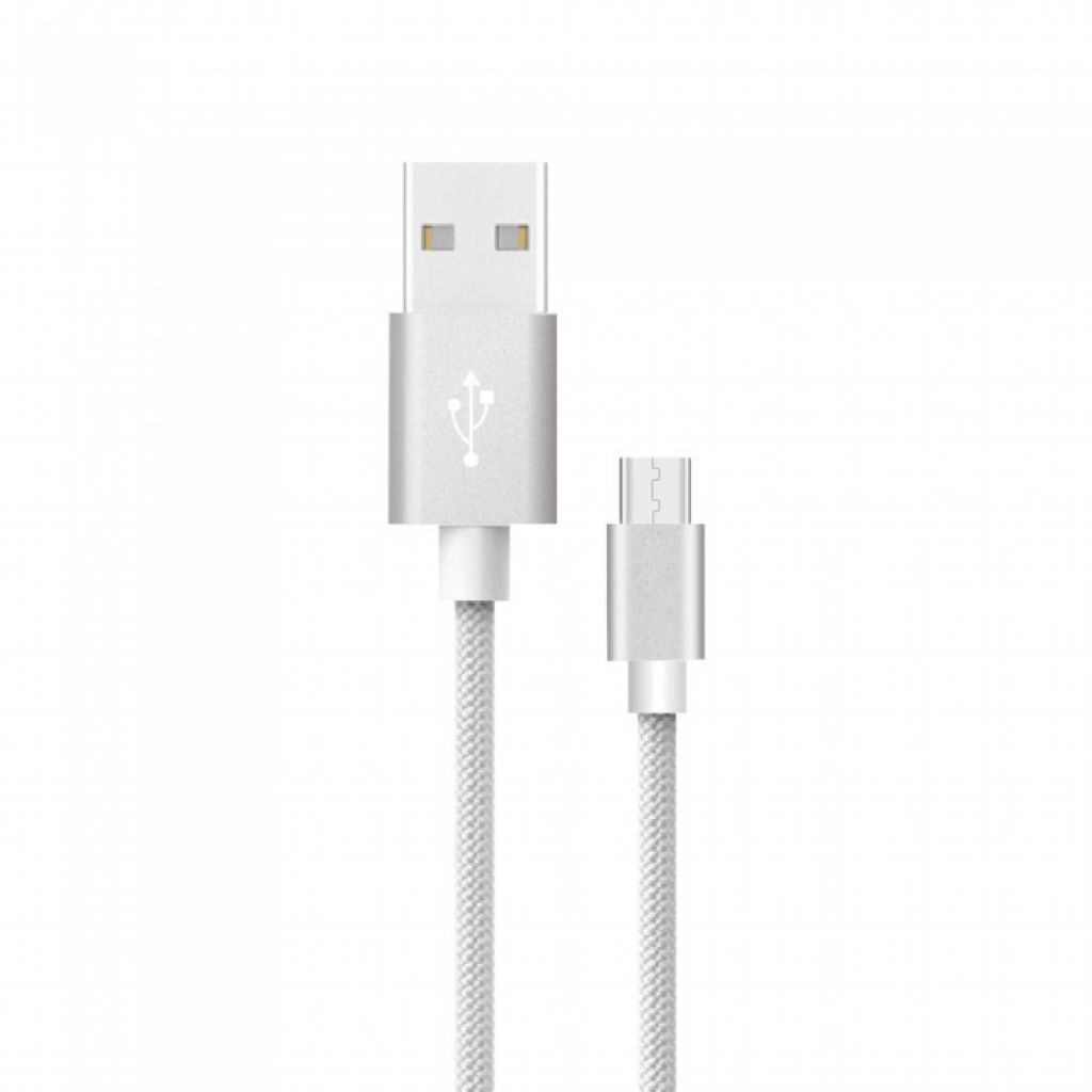 1m Micro USB Cable Silver Platinum Series 14166033