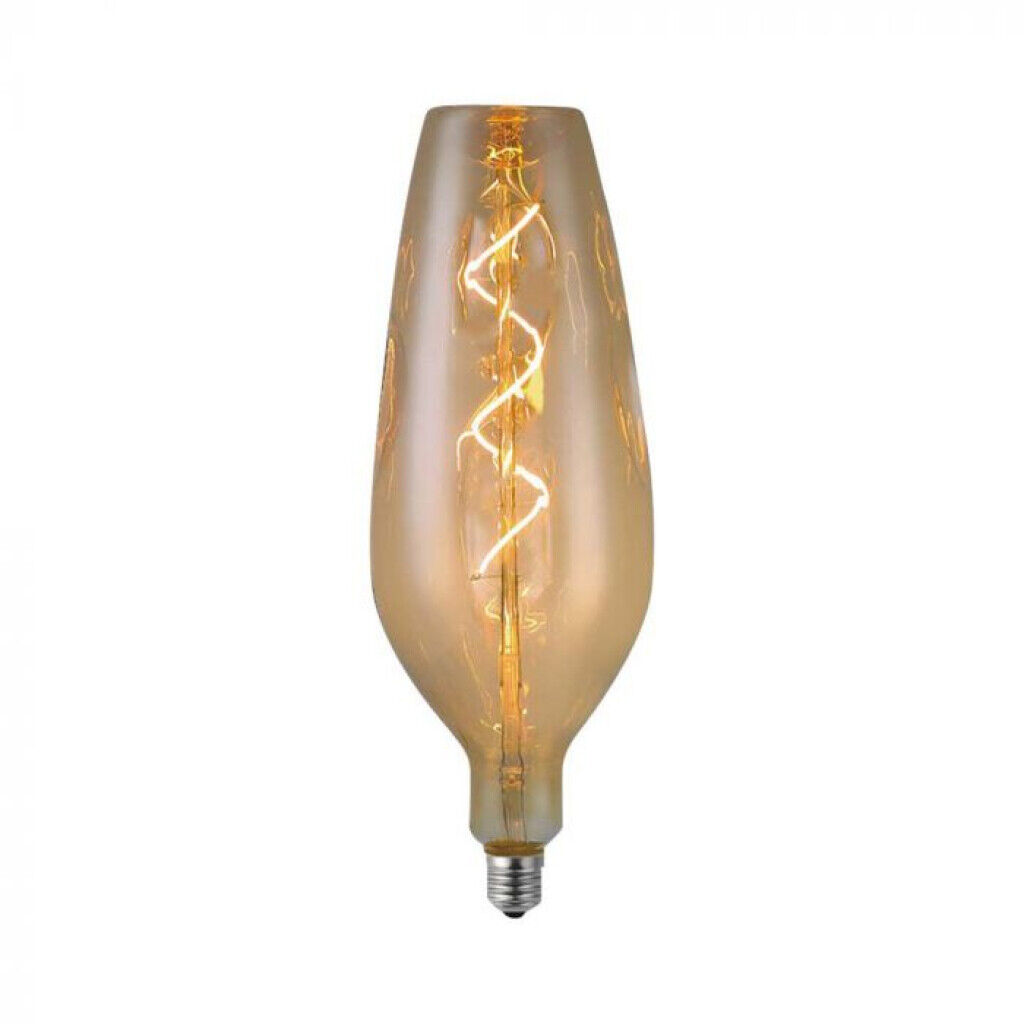 1 pz LED Bulb - 4W Filament Spiral B125 2700K Smoky Glass
