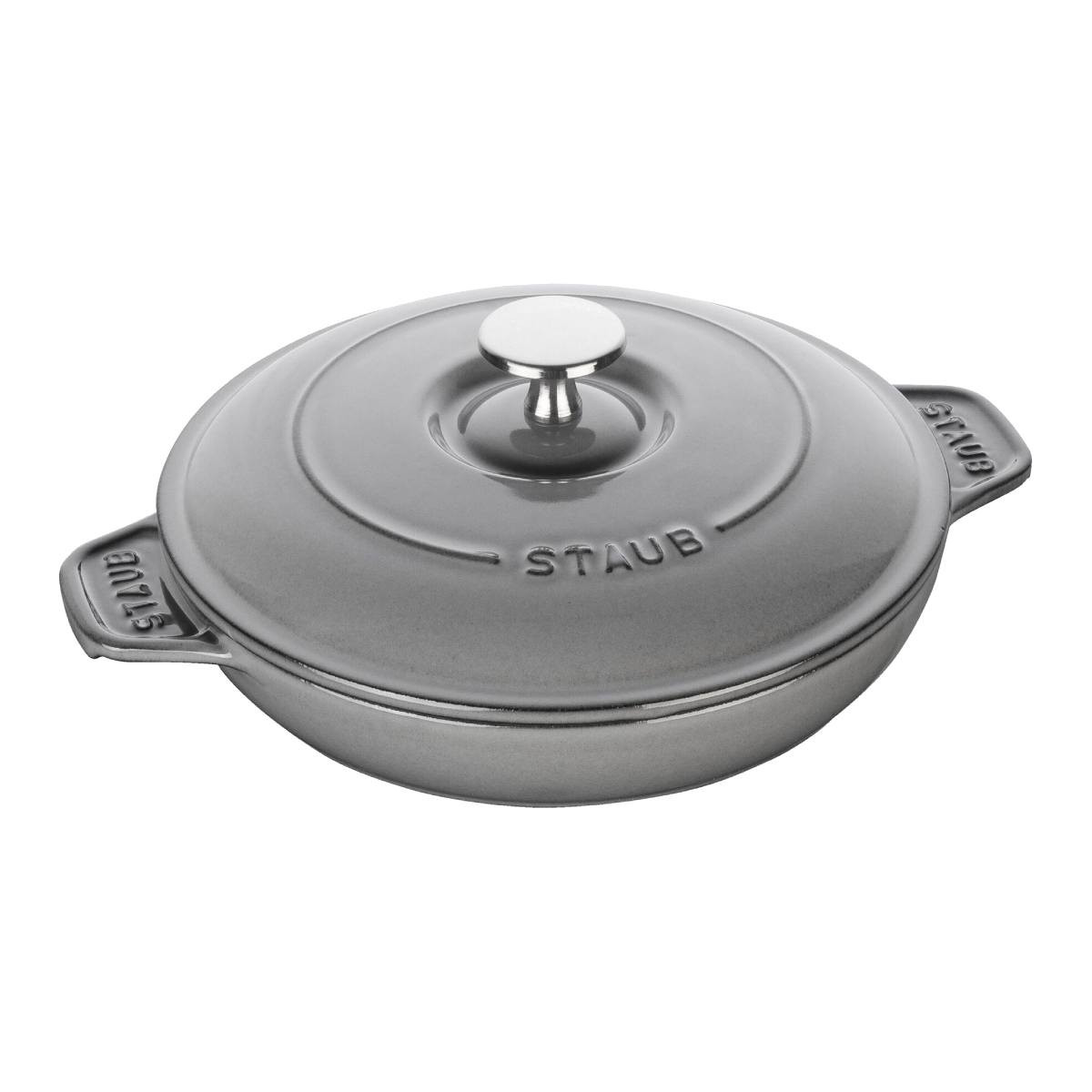 STAUB Pirofila con Coperchio in Ghisa 20 cm Grigio Grafite