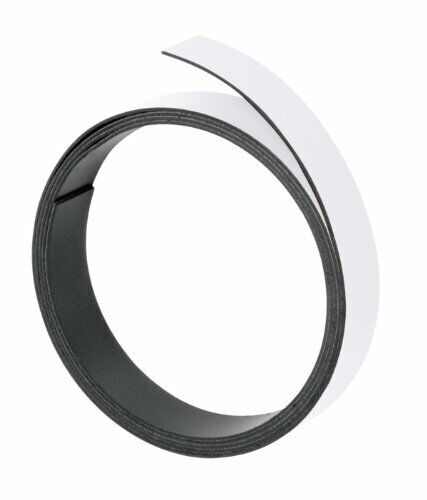Franken Banda magnetica M802-09, 10mm x 1m, colore: Bianco (D8F)